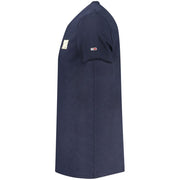 Tommy Hilfiger Blue Cotton Men T-Shirt