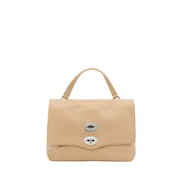 Zanellato Beige Calf Leather Bos Taurus Shoulder Bag