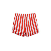 Emporio Armani Red Polyester Swim Shorts