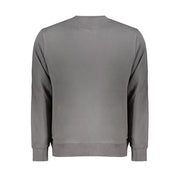 North Sails Gray Cotton Men Sweater
