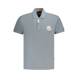 Napapijri Brown Cotton Men Polo Shirt