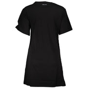 Cavalli Class Black Cotton Dress