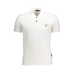 Napapijri White Cotton Polo Shirt