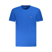 Napapijri Blue Cotton Men T-Shirt