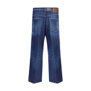 Dsquared² Blue Cotton Relaxed Fit Jeans