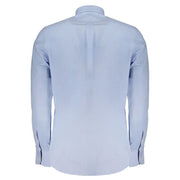 Harmont & Blaine Blue Cotton Shirt