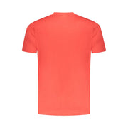 Cavalli Class Red Cotton Men T-Shirt
