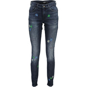 Desigual Blue Cotton Jeans Denim