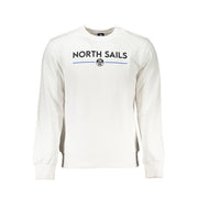 North Sails White Cotton Men Sweater
