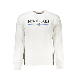 North Sails White Cotton Men Sweater