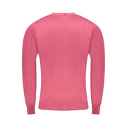 Cavalli Class Red Viscose Men Sweater