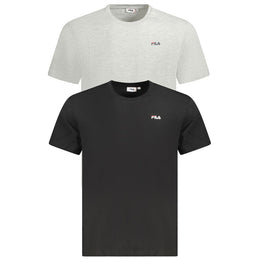 Fila Black Cotton T-Shirt