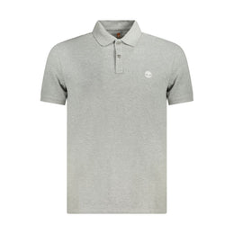 Timberland Gray Cotton Polo Shirt
