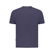 Napapijri Blue Cotton Men T-Shirt