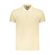 Cavalli Class Beige Cotton Polo Shirt