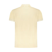 Cavalli Class Beige Cotton Polo Shirt