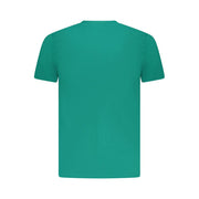Cavalli Class Green Cotton Men T-Shirt