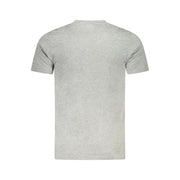 Cavalli Class Gray Cotton Men T-Shirt