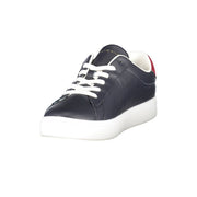 Tommy Hilfiger Blue Leather Women Sneaker