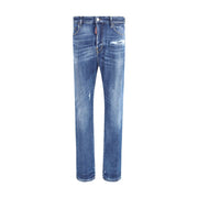Dsquared² Blue Cotton Skinny Jeans