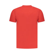 Cavalli Class Red Cotton Men T-Shirt