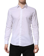 Daniele Alessandrini White Long Sleeves Dress Shirt
