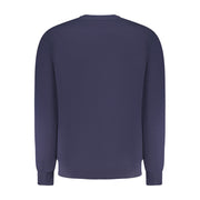 North Sails Blue Cotton Men Sweatshirt