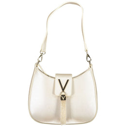 Mario Valentino Silver Polyethylene Women Handbag