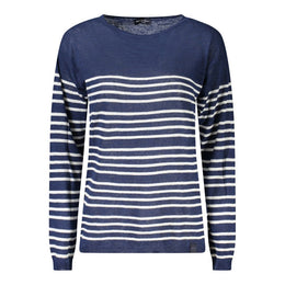 North Sails Blue Cotton Women Sweater