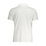 Timberland White Cotton Polo Shirt
