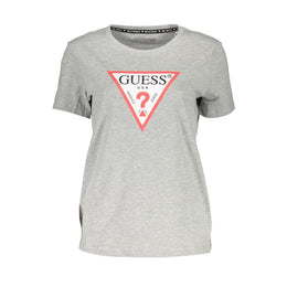 Guess Jeans Gray Cotton T-Shirt