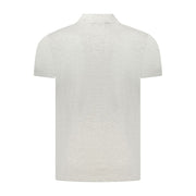 Cavalli Class Gray Cotton Polo Shirt