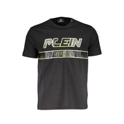 Plein Sport Black Cotton T-Shirt