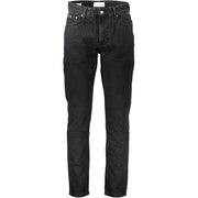 Calvin Klein Black Cotton Jeans Denim