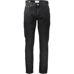 Calvin Klein Black Cotton Jeans Denim