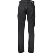 Calvin Klein Black Cotton Jeans Denim