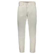 Calvin Klein White Cotton Jeans Denim