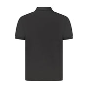 Calvin Klein Black Cotton Polo Shirt