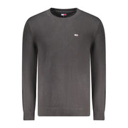 Tommy Hilfiger Black Cotton Men Sweater