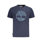 Timberland Blue Cotton T-Shirt