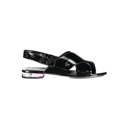 Calvin Klein Black Polyethylene Sandal