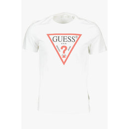 Guess Jeans White Cotton T-Shirt