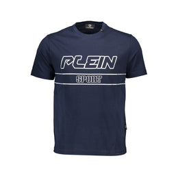 Plein Sport Blue Cotton T-Shirt