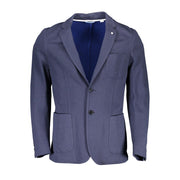 Gant Blue Cotton Jackets & Coat