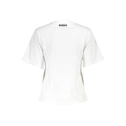 Cavalli Class White Cotton T-Shirt