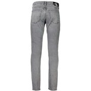 Calvin Klein Gray Cotton Jeans Denim