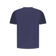 North Sails Blue Cotton Men T-Shirt
