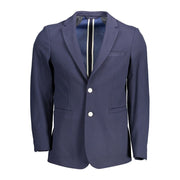 Gant Blue Cotton Jackets & Coat