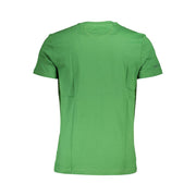 La Martina Green Cotton T-Shirt