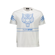 Plein Sport White Cotton T-Shirt